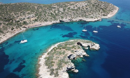 Panoramic view from the Greek gulf.
