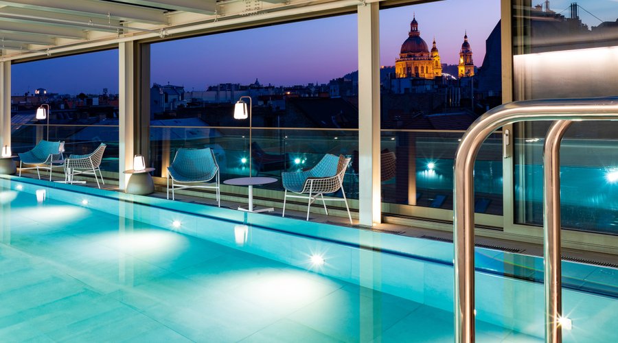 Rooftop pool