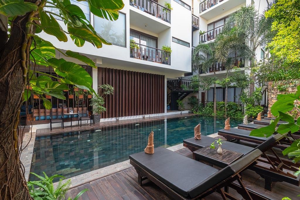 King Rock Boutique Hotel, hotell i Siem Reap