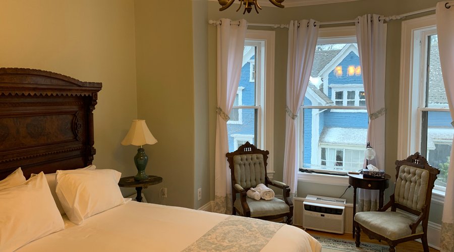 Antique furniture in the Carlisle House Victorian Inn