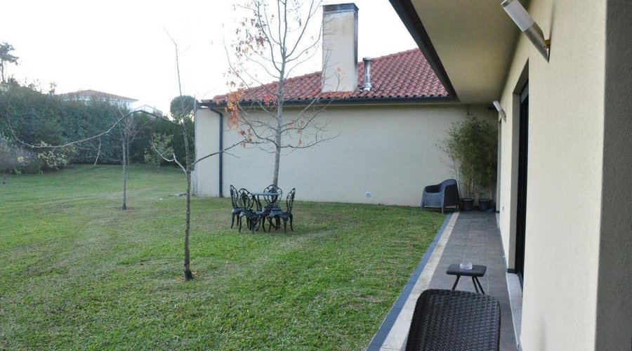 Outside view on garden.