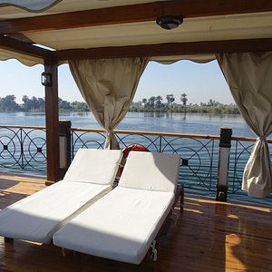 Perfect location to lounge and watch the Nile go by.