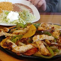 Chicken fajitas