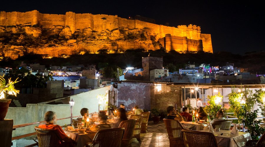 wonderful view from roof top restaurant"indigo"