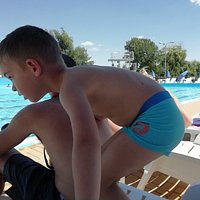 na tym zdjęciu tak że jest synek znajomych który jak widac jest w ciągłym ruchu