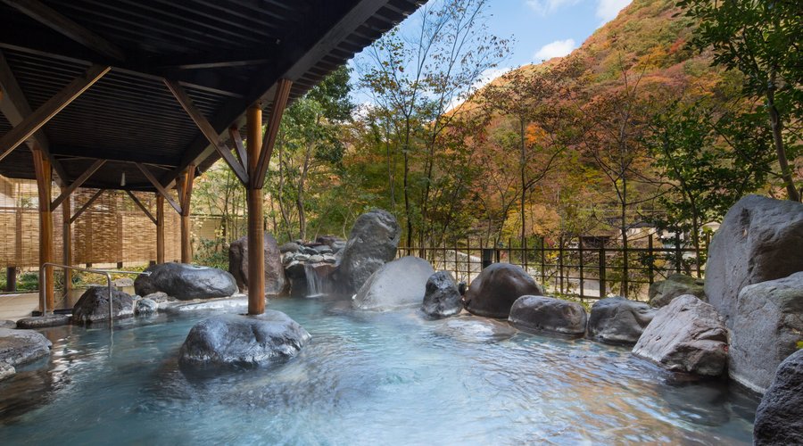 Hot spring(autumn)