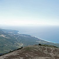 Blick vom Llogara Pass Richtung Dhermi