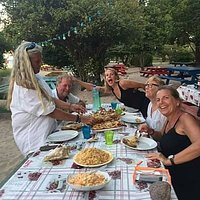 Guess having a time of there life enjoying great food