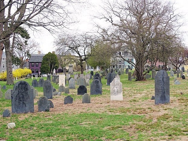 Улица кладбища. Салем кладбище. Greenlawn Cemetery (Salem, Massachusetts).