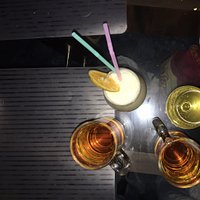 Our round of drinks