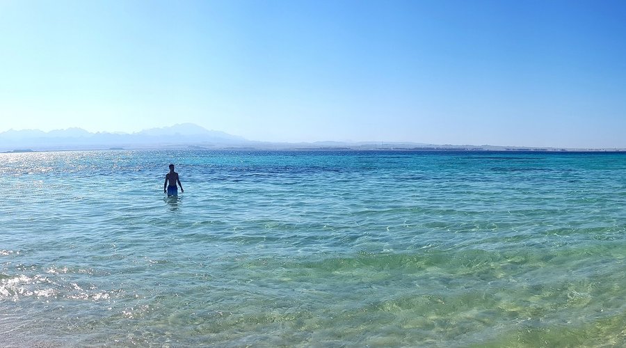 ein Panoramabild der Utopia-Insel