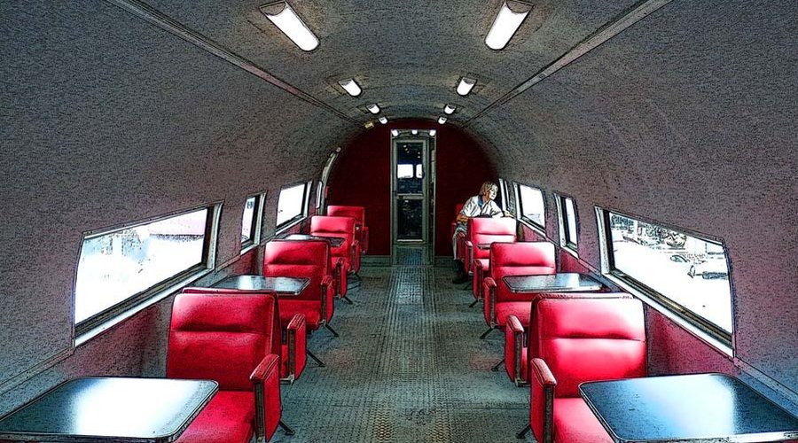 check out the view through the spacious windows