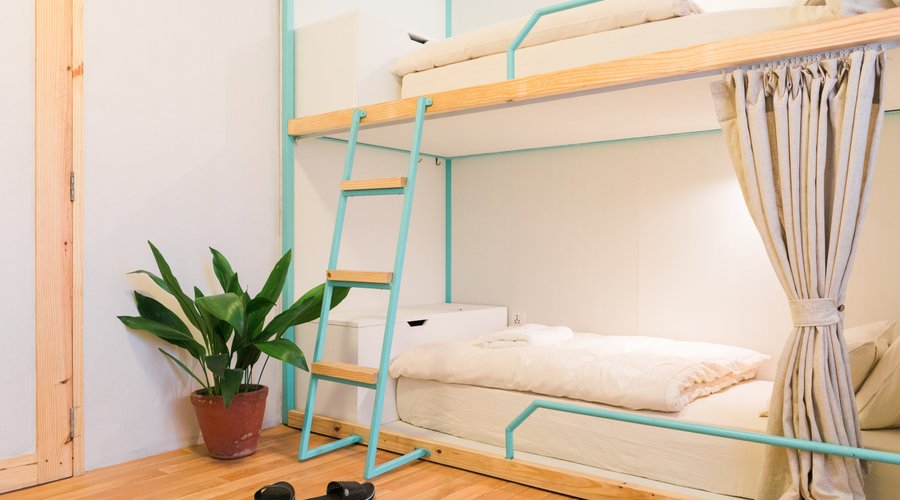 Our 4-bed female dorm.