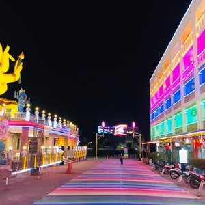 Vouk Village night atmosphere.