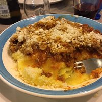 polenta ragù e funghi