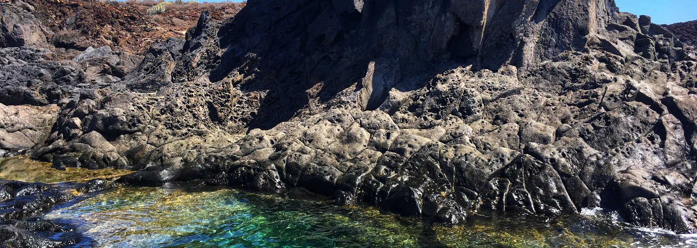 Hidden natural swimming pool