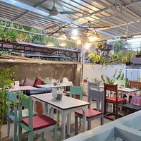 Our new shaded cosy, chic and instagrammable dining area at our new place in Jl. Majapahit No. 89 starting this November 2019