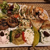 Mezze en plat
