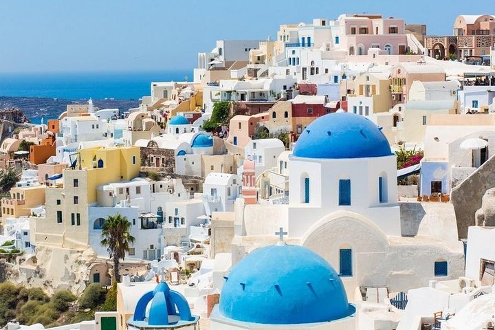 2024 Full-Day Trip to Santorini island by Boat from Rethymno