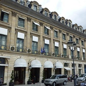 Paris, France: Avenue Montaigne, famous shopping avenue with