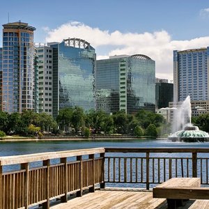 Orlando,FL Florida, SCENE on Lake Eola, The City Beautiful