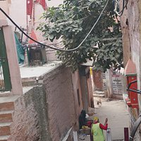 BAJADA DESDE LA CAFETERIA HASTA EL GANGES ,