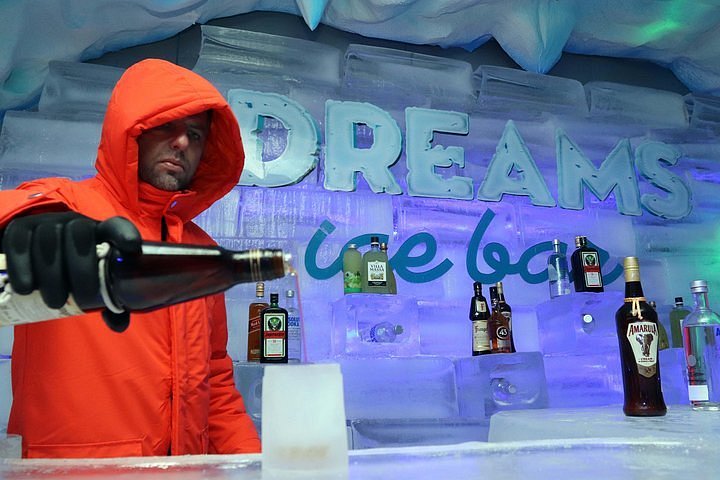 Sentir frio é muito bom! - Avaliações de viajantes - Dreams Ice Bar -  Tripadvisor