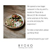 We have a new bigger restaurant in the city!