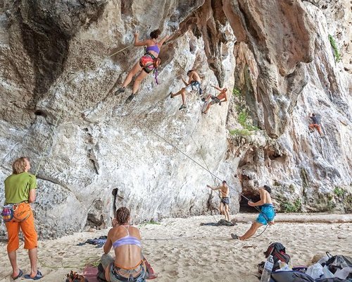 Exploring and Rock Climbing Railay Bay