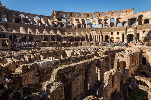 Römische Kolosseum Münze Sesterz Replikat Forum Traiani Antike römische Münzen Colosseum Rom Eröffnungsmünze