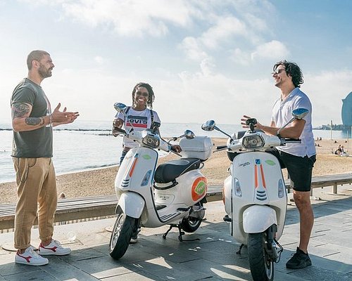 tour de barcelone en scooter