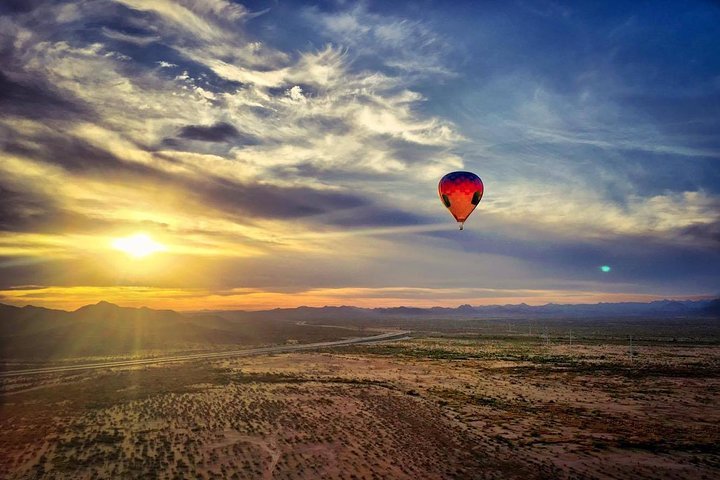 Sunset balloon clearance rides