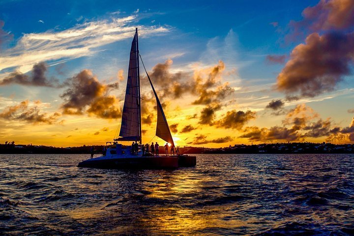 catamaran sunset cruise bermuda