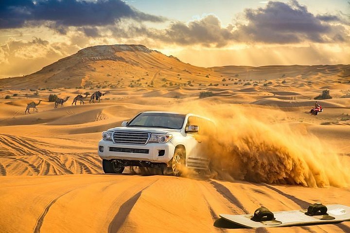2024 Dubai Red Dune Desert Safari: Camel Ride, Sandboarding BBQ Options