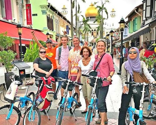 Visite en vélo dans la ville du lion, surnom de Singapour