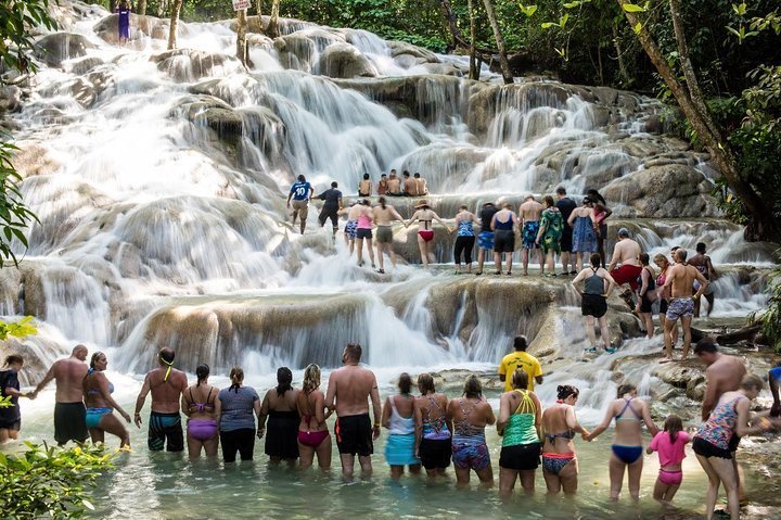 2024 (Runaway Bay) Shared Dunn's River Falls Snorkel Cruise with Music ...