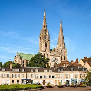 Notre Dame de Chartres ~ Cathedral photo from Chartres Eure-et-Loir, France  - Island Light Photography
