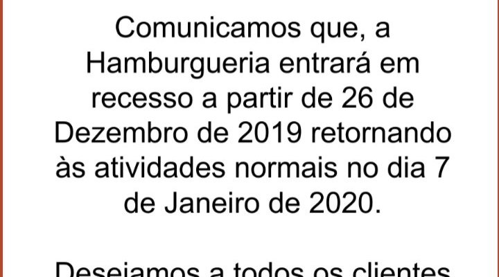 Comunicado!
