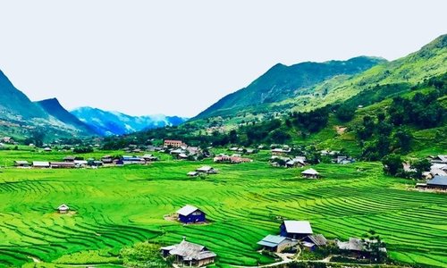 Green season on the moutain