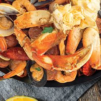 Our Cajun Crab Boil Bags are a customer favorite! Each bag feeds two hungry peeps! These go FAST but are available to order with 48 hour notice (no minimum); shipping available!