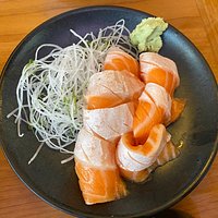 Salmon sashimi