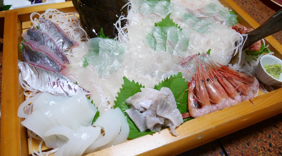 たくさんのお刺身