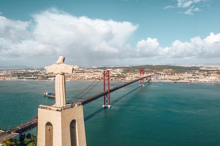 2024 (lisbon) Best Morning In Lisbon ! Discover Cristo Rei & Cacilhas Docks