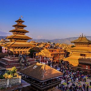 Chengu Narayan, Bhaktapur, Nepal, Once restored, this two-s…