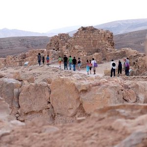 Our wonderful guide, Mali, on Mount Masada - Picture of Shalom Israel Tours,  Tel Aviv - Tripadvisor