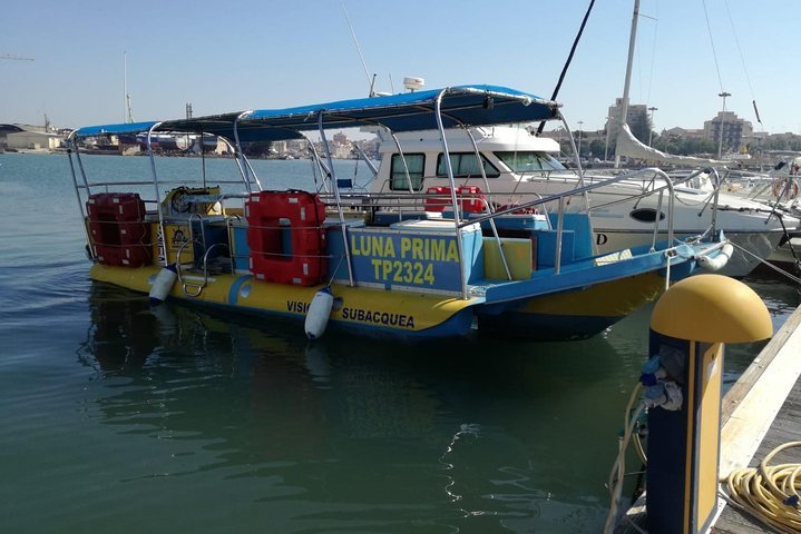 2024 Sicily Glass Bottom Boat Provided By Submarine Vision Mazara   Caption 