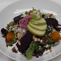 Apple, Beet, Goat Cheese Salad