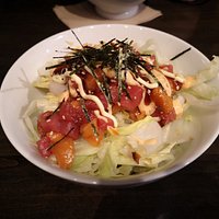 Poke thon et saumon