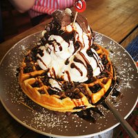 Belgian chocolate waffle