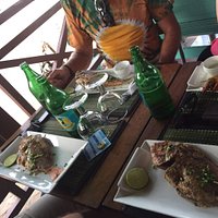 Restaurant an der Schiffsanlegestelle Goree